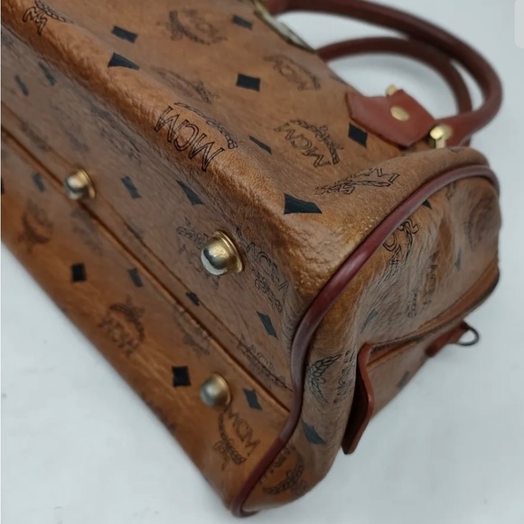 MCM Hand Bag Brown PVC 3024725